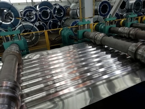 Алюминиевый профнастил НС44, 1.2х1000 мм