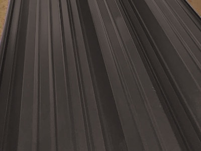 Окрашенный профнастил С20-1100, 0,6х6000 мм, шоколадно-коричневый