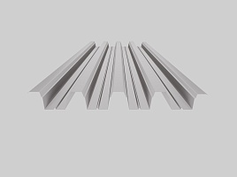 Оцинкованный профнастил Н75-750, 0,7 мм