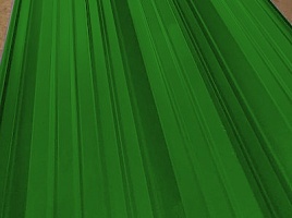 фото 1 - окрашенный профнастил нс44-1000, 0,7 мм, зеленая листва