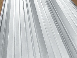 Окрашенный профнастил С8-1150, 0,5 мм, светло-серый